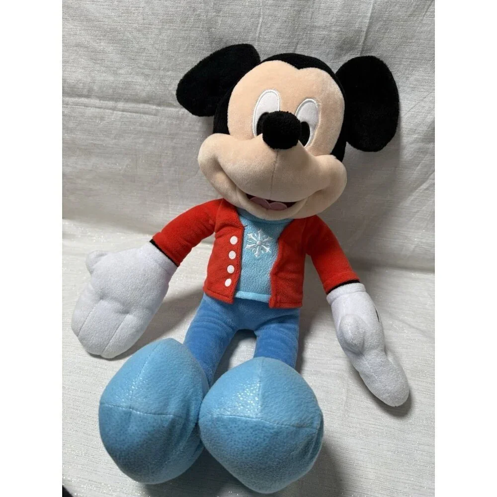 Disney Mickey Mouse Plush Winter Holiday 21” Snowflake - 2017 Collection